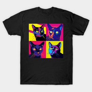 Cat Bombay Pop Art - Cat Lover Gift T-Shirt